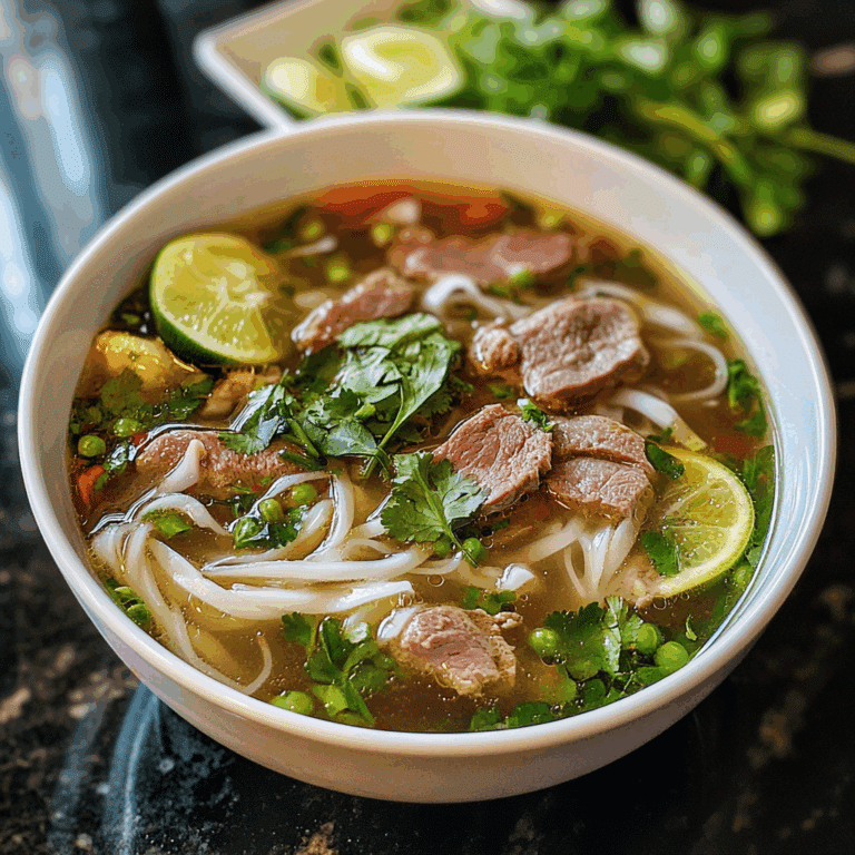 Pho (Vietnamese Noodle Soup)