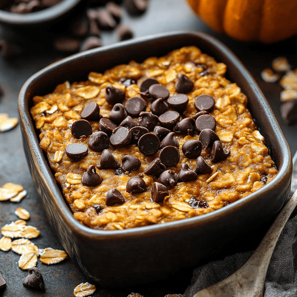 Pumpkin Baked Oatmeal