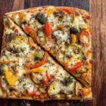 Roasted Vegetable Whole Wheat Pizza
