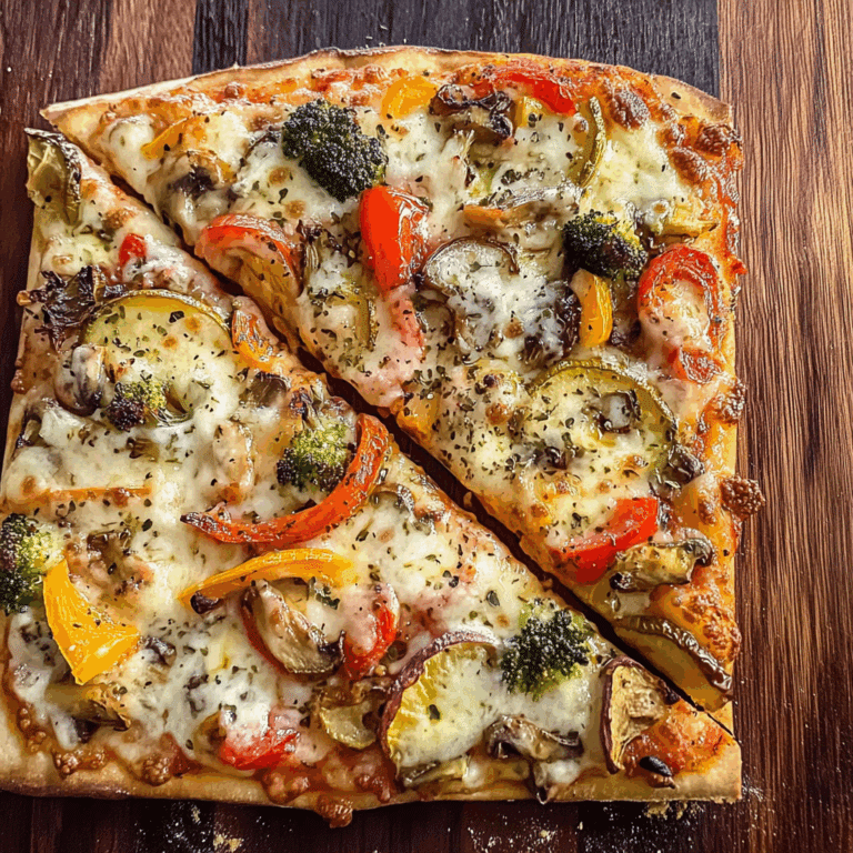 Roasted Vegetable Whole Wheat Pizza