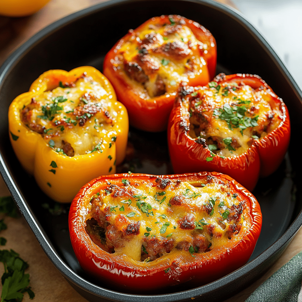 Sausage Stuffed Peppers
