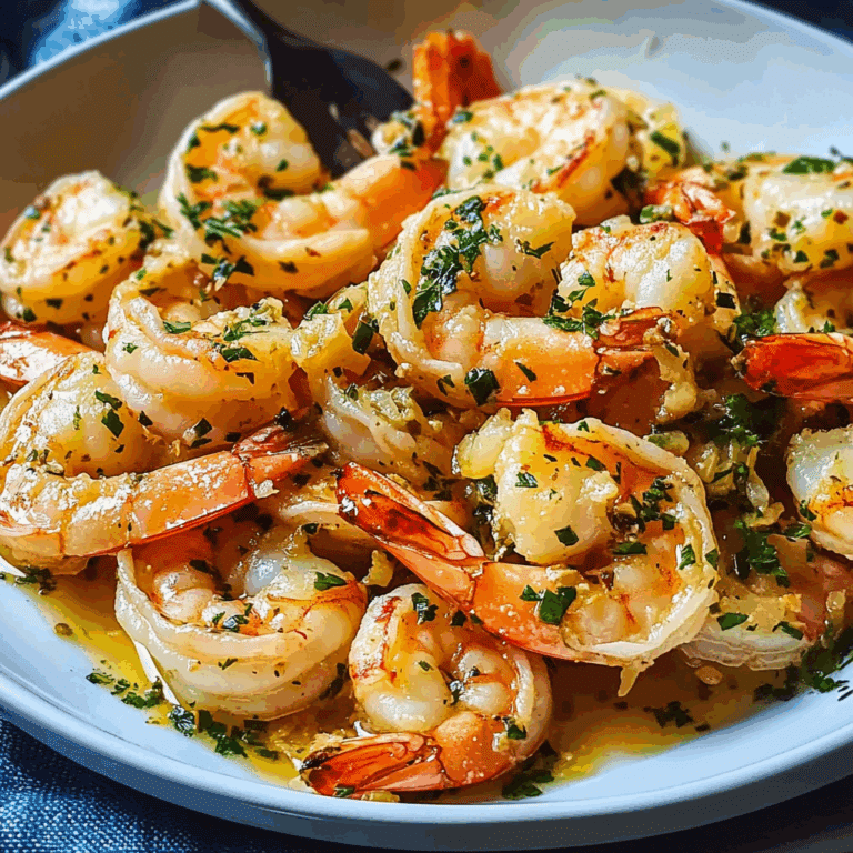Simple Garlic Shrimp