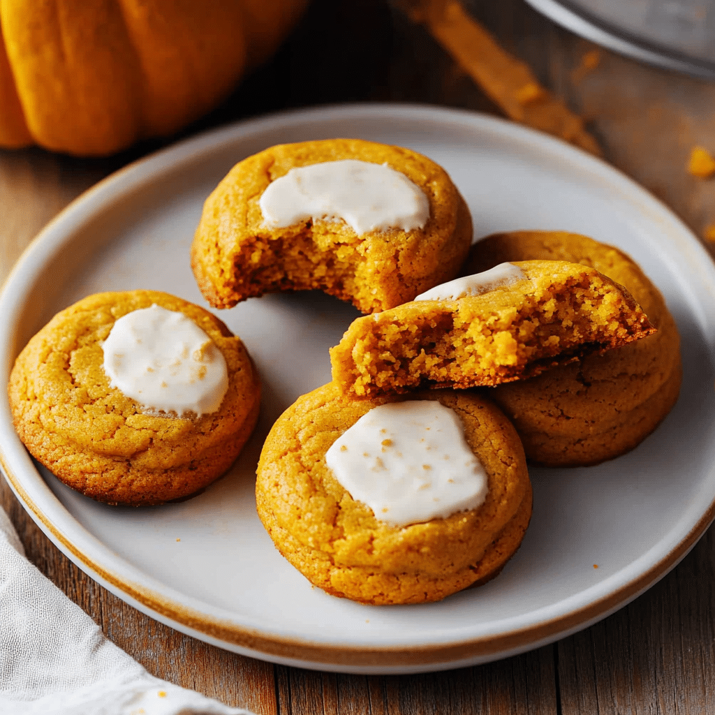 soft pumpkin cookies