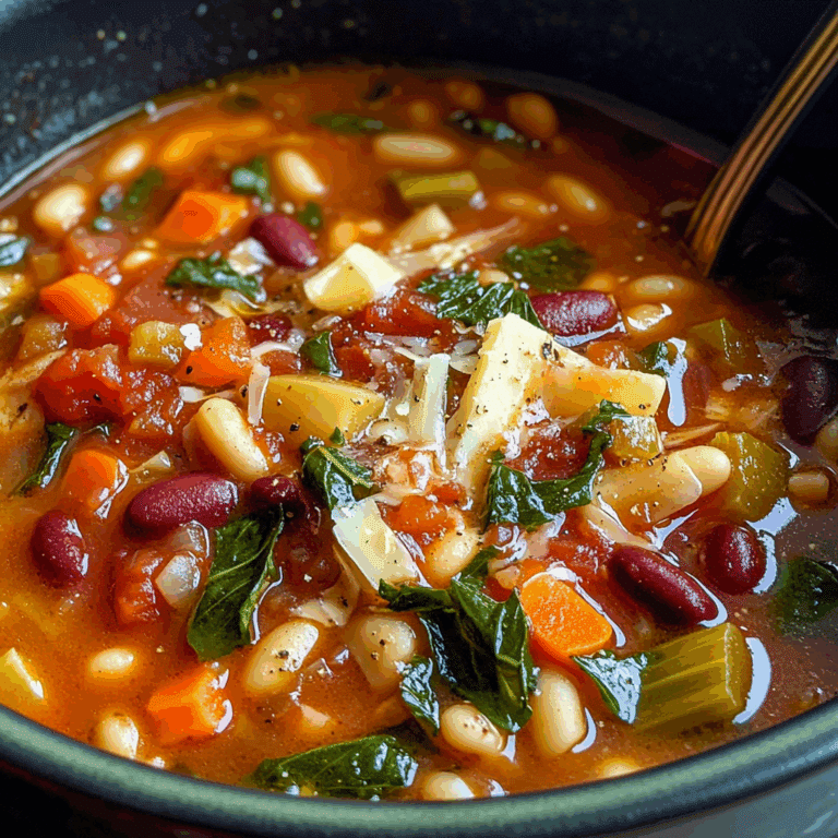 Thick & Hearty Minestrone Soup