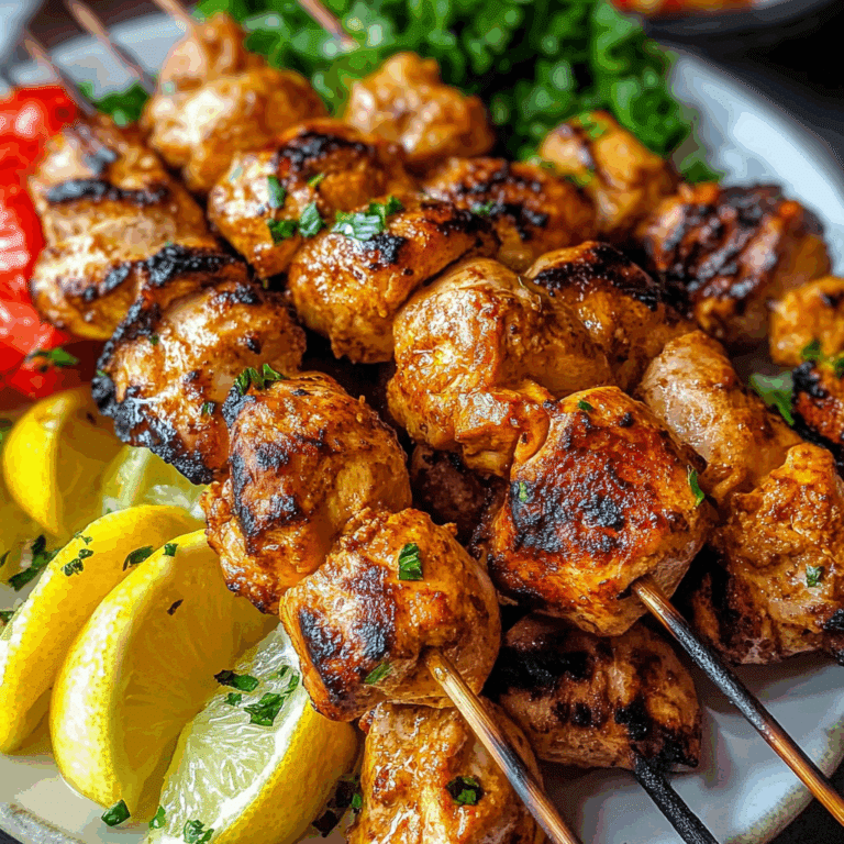 Turkish Chicken Kebabs