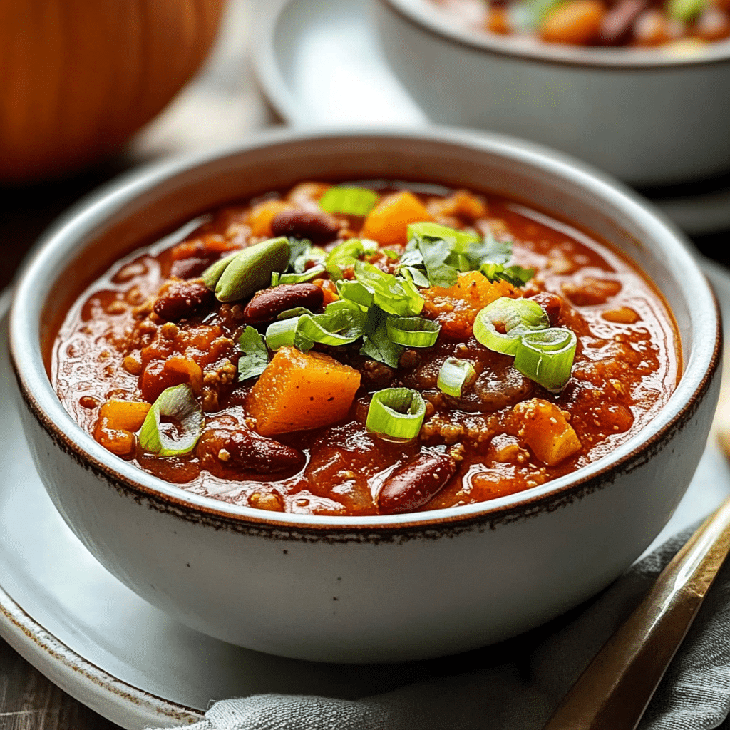 Vegetarian Pumpkin Chili