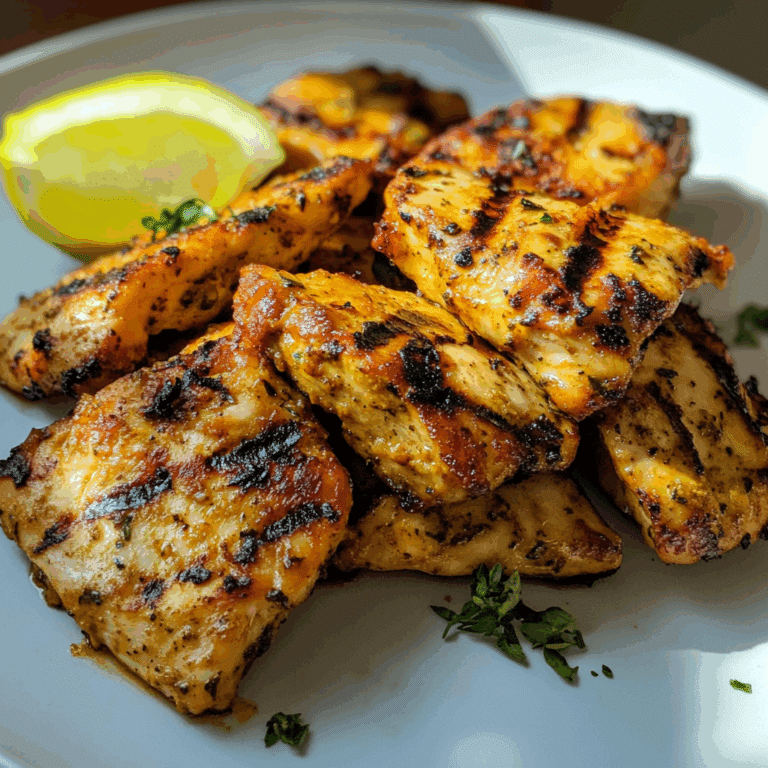 Yogurt Marinated Grilled Chicken