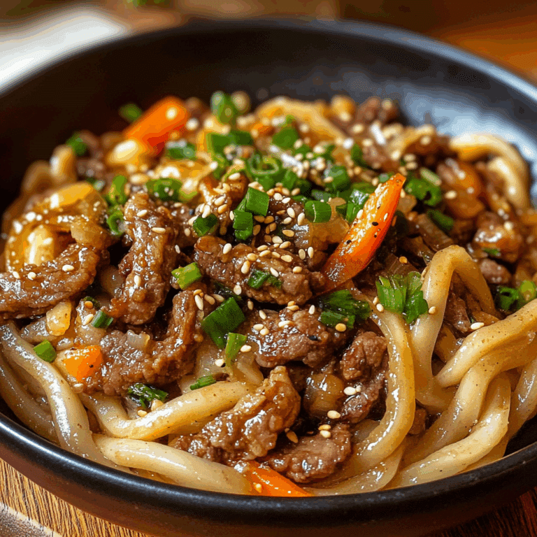 Bulgogi Beef Udon Stir Fry