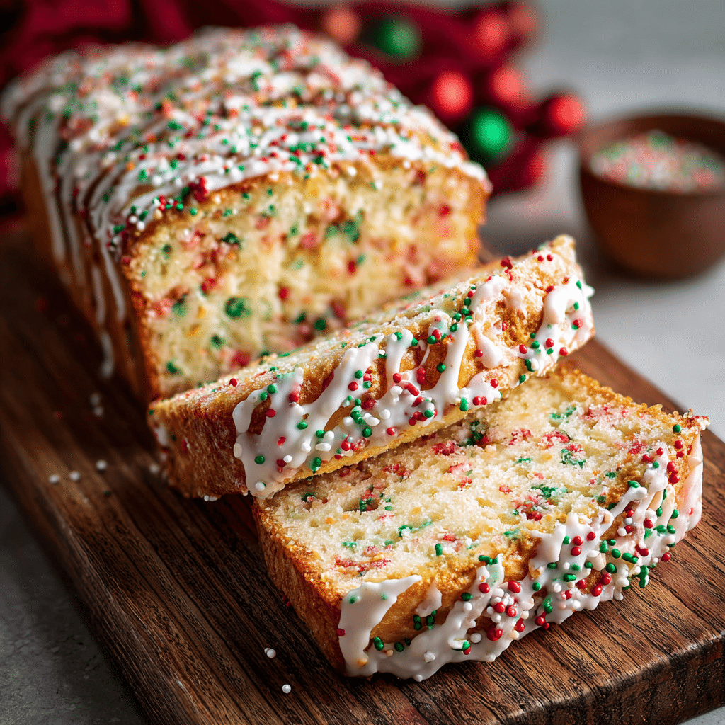 Christmas Sprinkle Buttermilk Bread