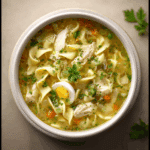 Classic Chicken Noodle Soup with Egg Noodles