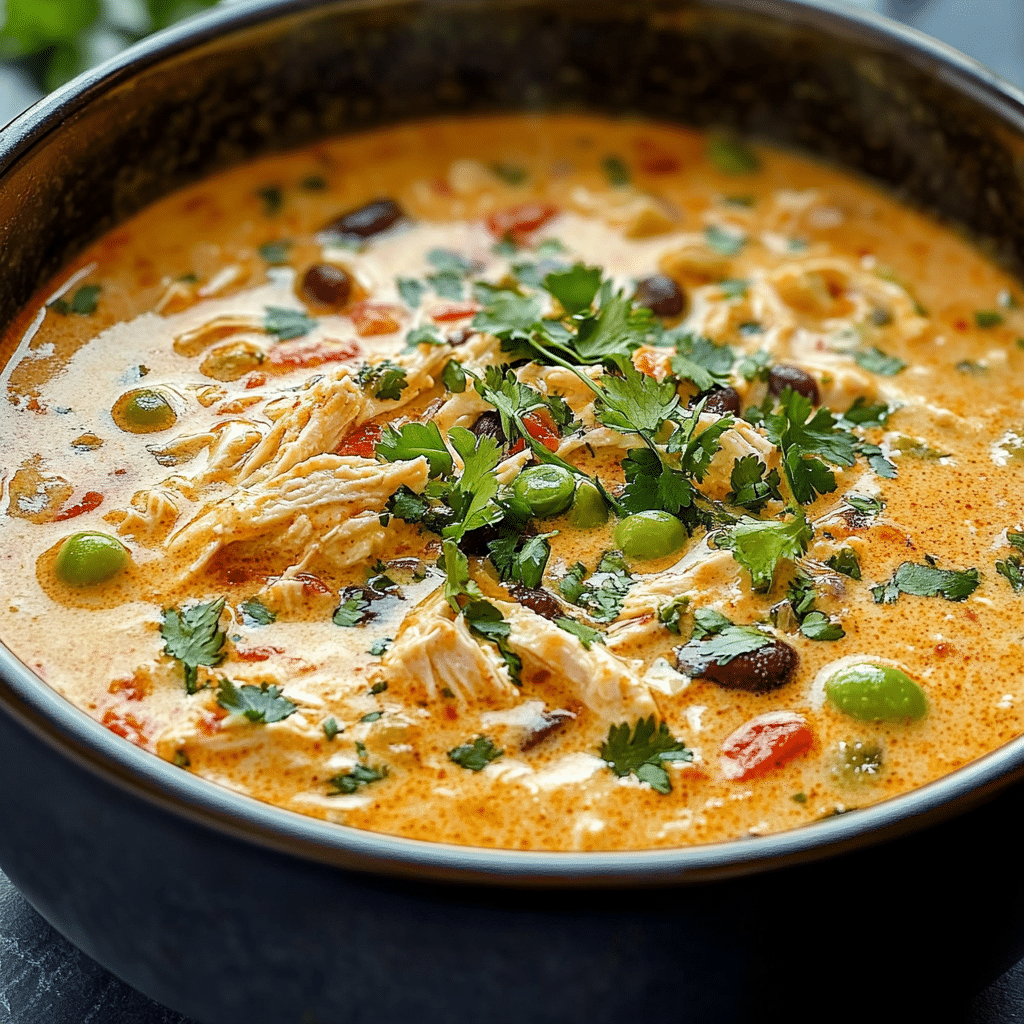 Creamy Chicken Enchilada Soup