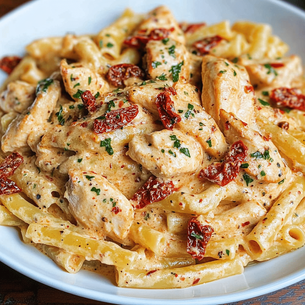 Creamy Sun-Dried Tomato Chicken Pasta