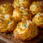 Crispy Garlic Parmesan Duchess Potatoes