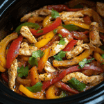 Crockpot Chicken Fajitas