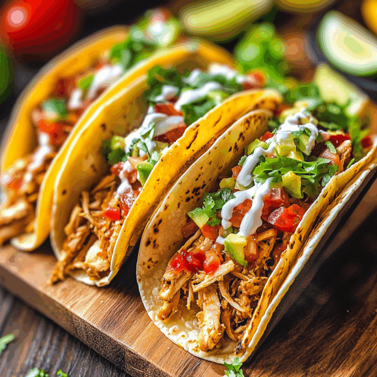 Crockpot Chicken Tacos