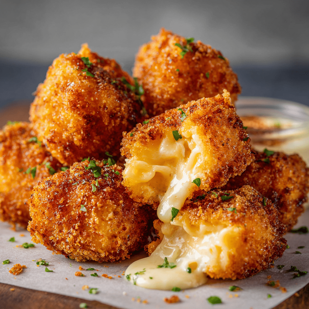 Fried Mac and Cheese Bites