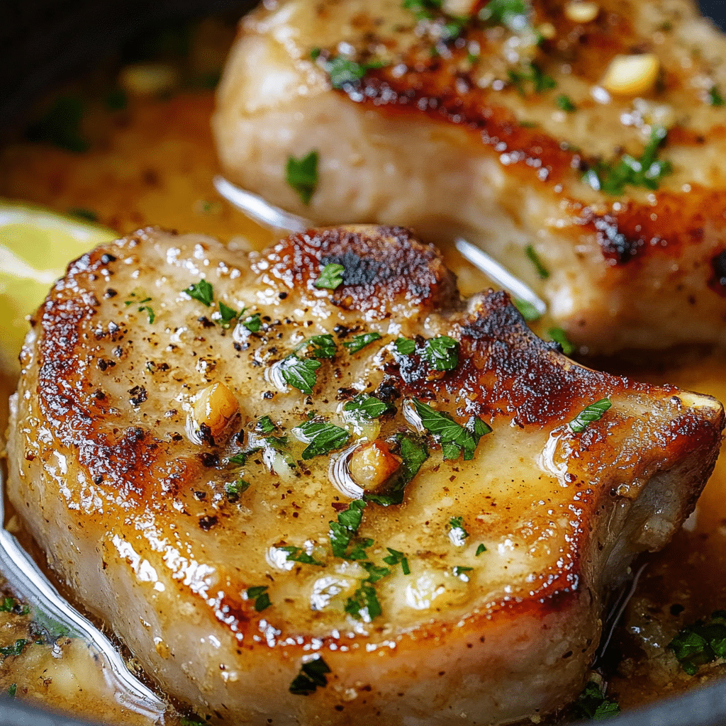 Garlic Butter Pork Chops