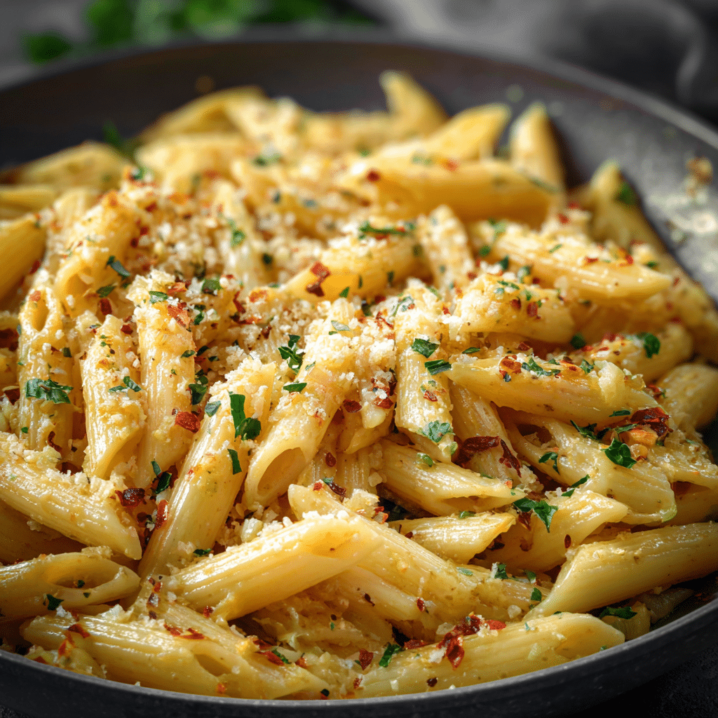 Garlic Penne Pasta