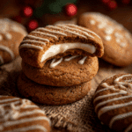 Gingerbread Cheesecake Cookies