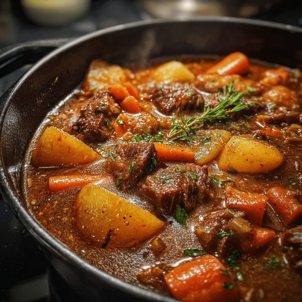Hearty Stove Top Beef Stew