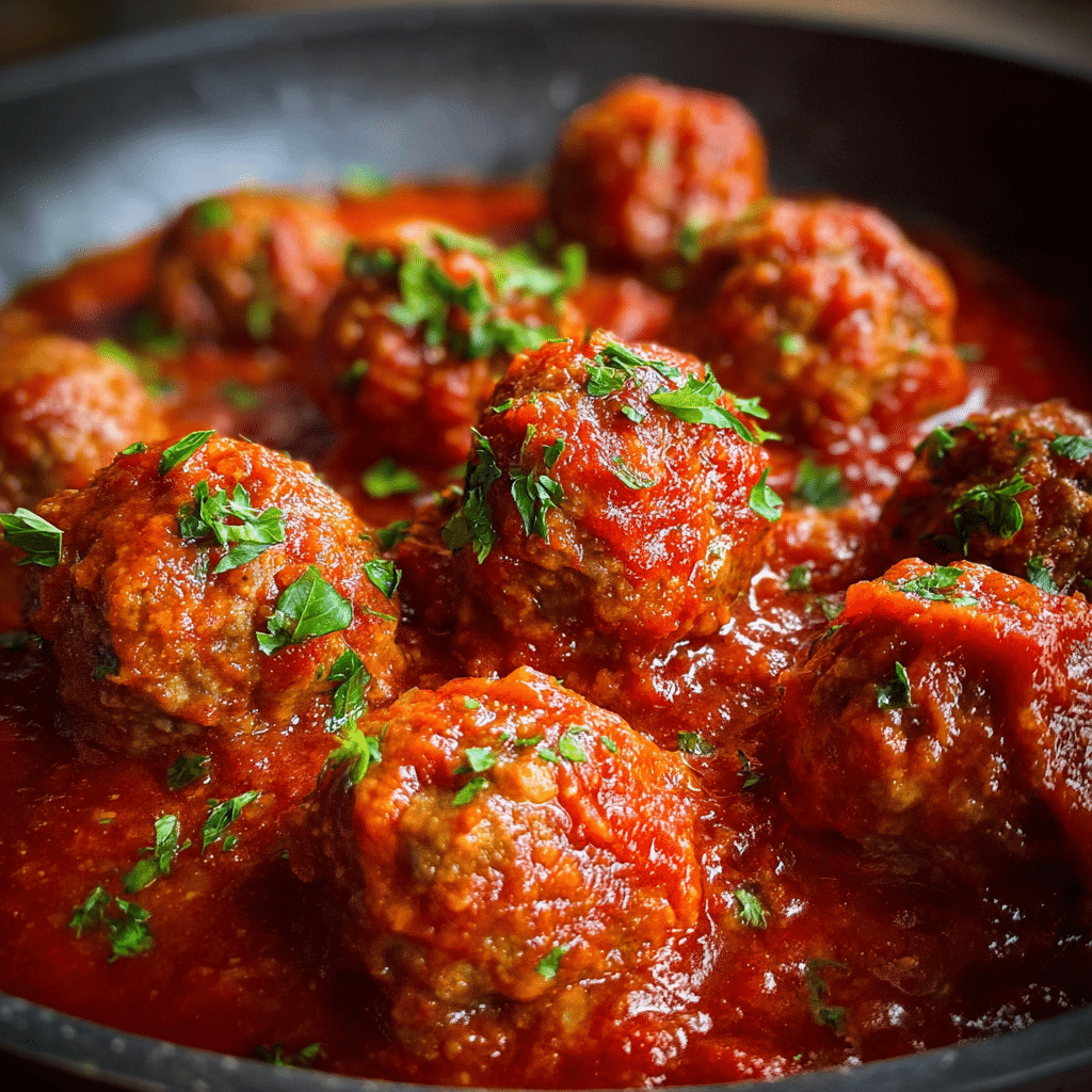 Italian Meatballs in Marinara