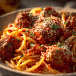 Italian Spaghetti and Meatballs