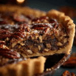 Kentucky Pecan Pie with Chocolate and Nuts