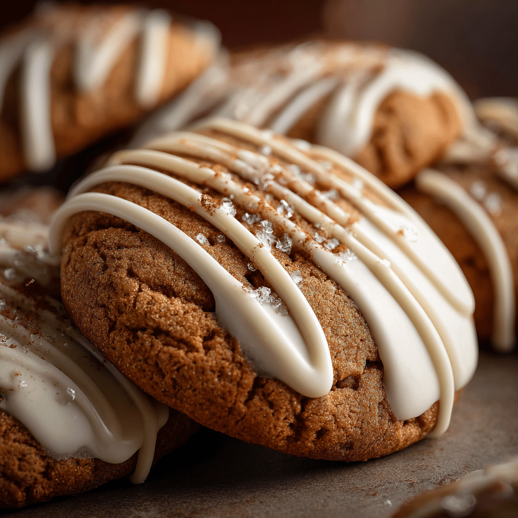 Maple Cinnamon Cookies with White Chocolate Dip