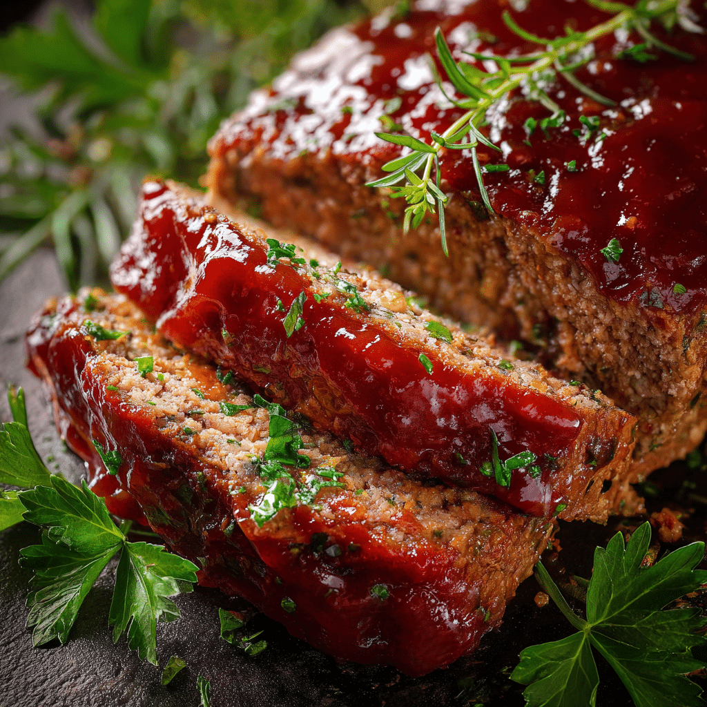 Meatloaf with Sweet Glaze
