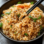 Sesame Garlic Ramen Noodles