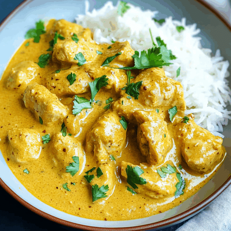 Slow Cooker Chicken Korma with Coconut Sauce