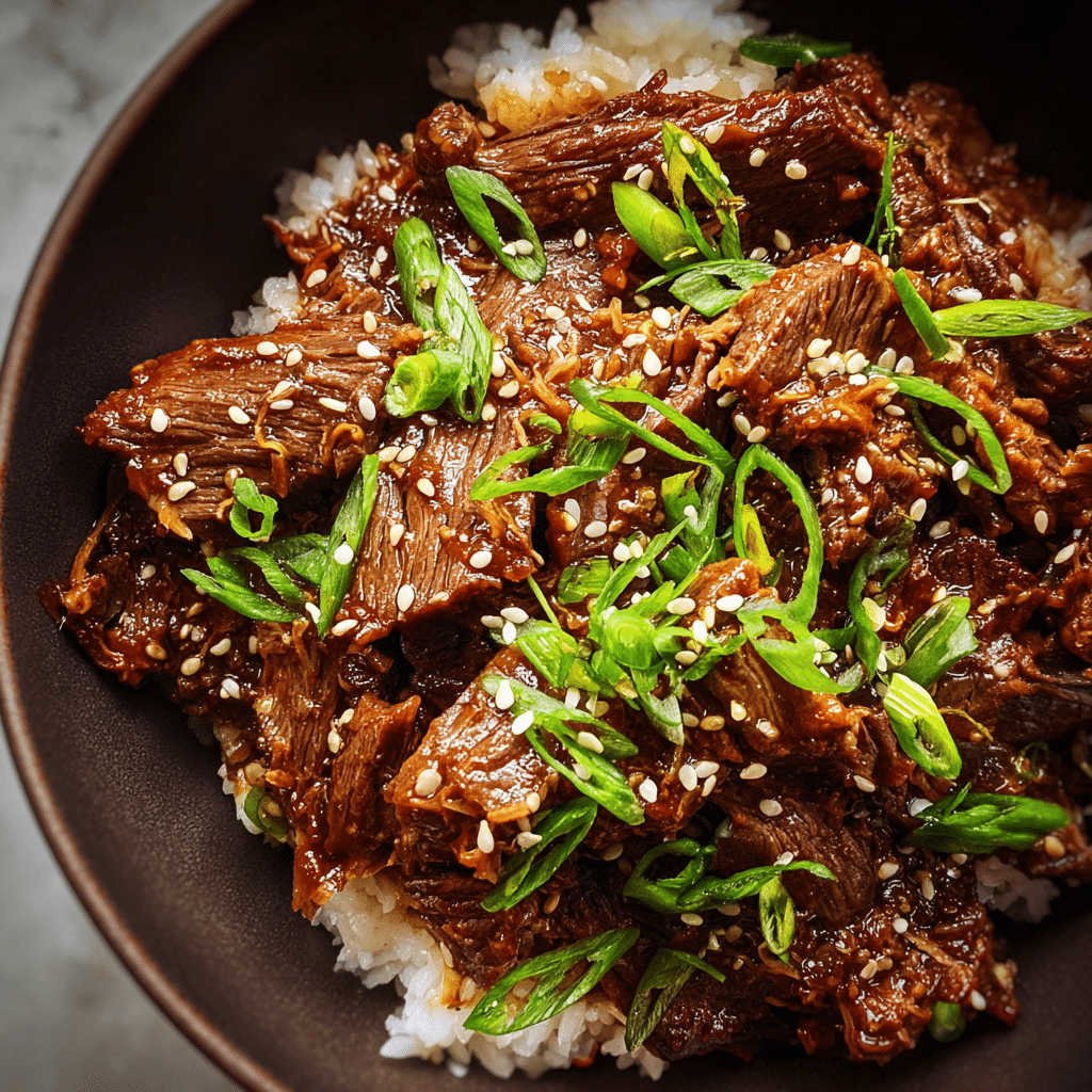 Slow Cooker Korean Beef