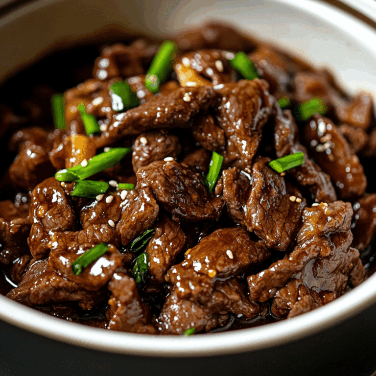 Slow Cooker Mongolian Beef