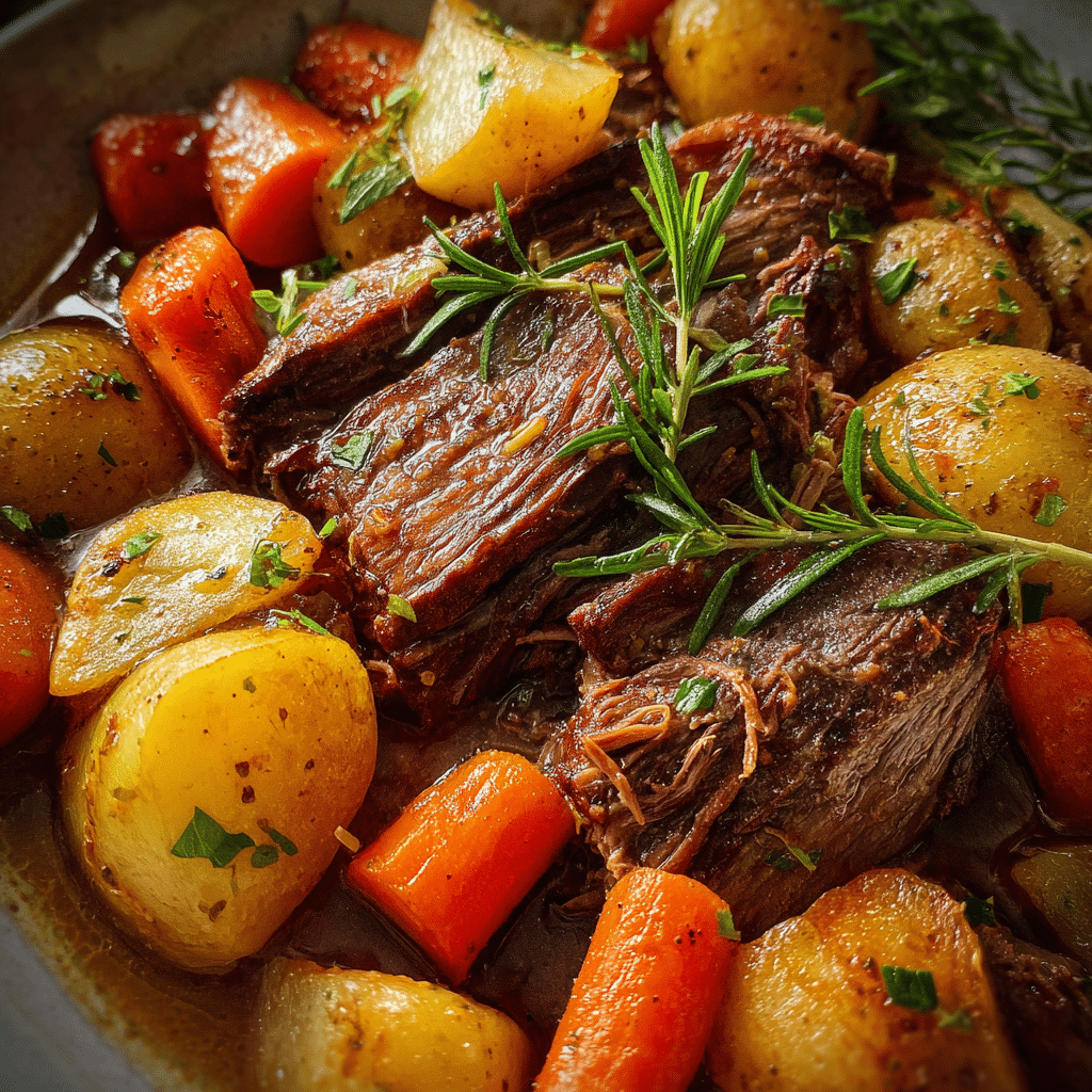 Slow Cooker Pot Roast with Vegetables