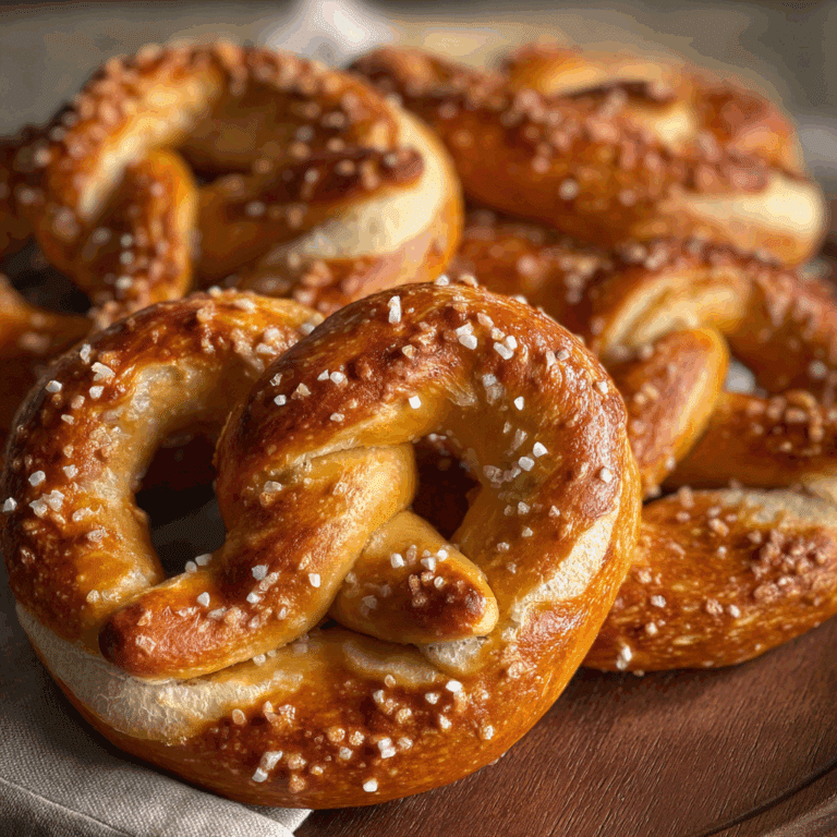 Soft Homemade Pretzels