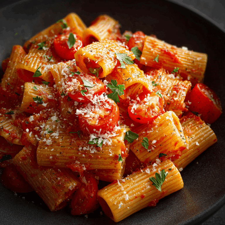 Tomato Rigatoni Pasta