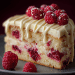White Chocolate Raspberry Cake