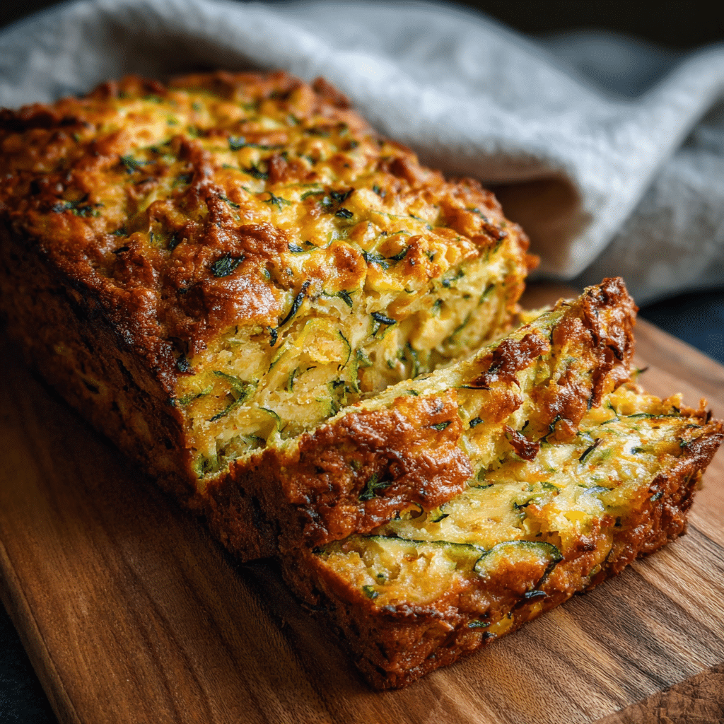 Cheddar Zucchini Vegetable Bread