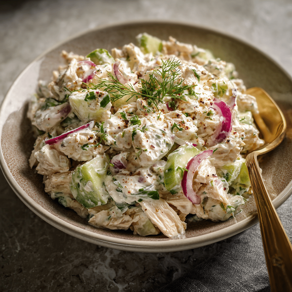 Chicken Salad with Cottage Cheese
