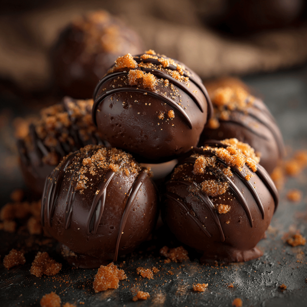 Chocolate Covered Gingerbread Truffles