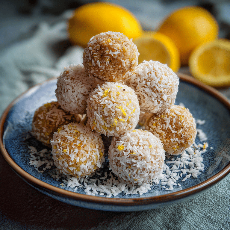 Coconut Lemon Energy Balls