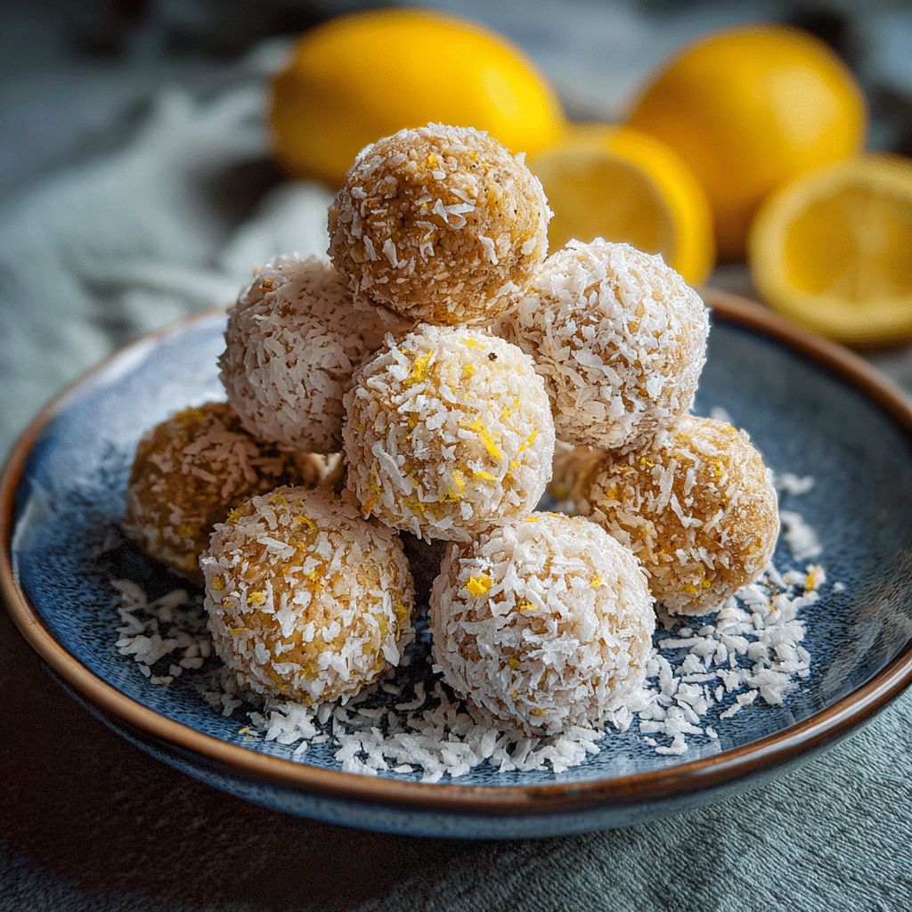 Coconut Lemon Energy Balls