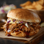 Easy BBQ Pulled Pork Sandwich