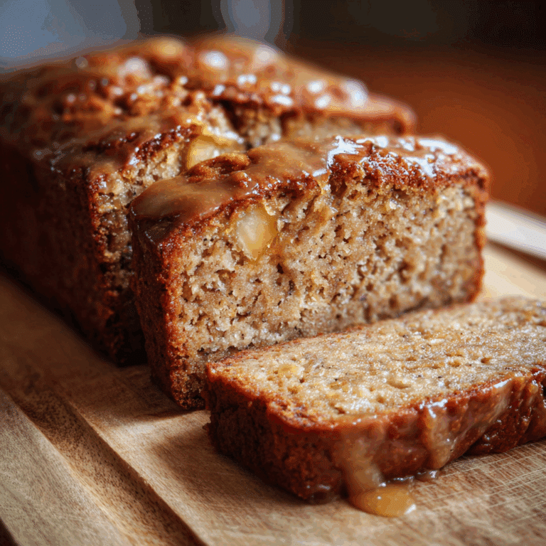 Honey Banana Apple Loaf
