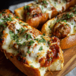 Oven Baked Meatball Sandwiches